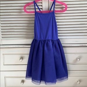 Purple tanker tulle dress